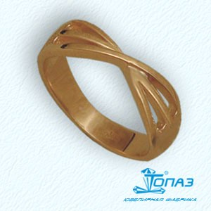 

Кольцо из красного золота Линии Любви, Кольцо Т10001171