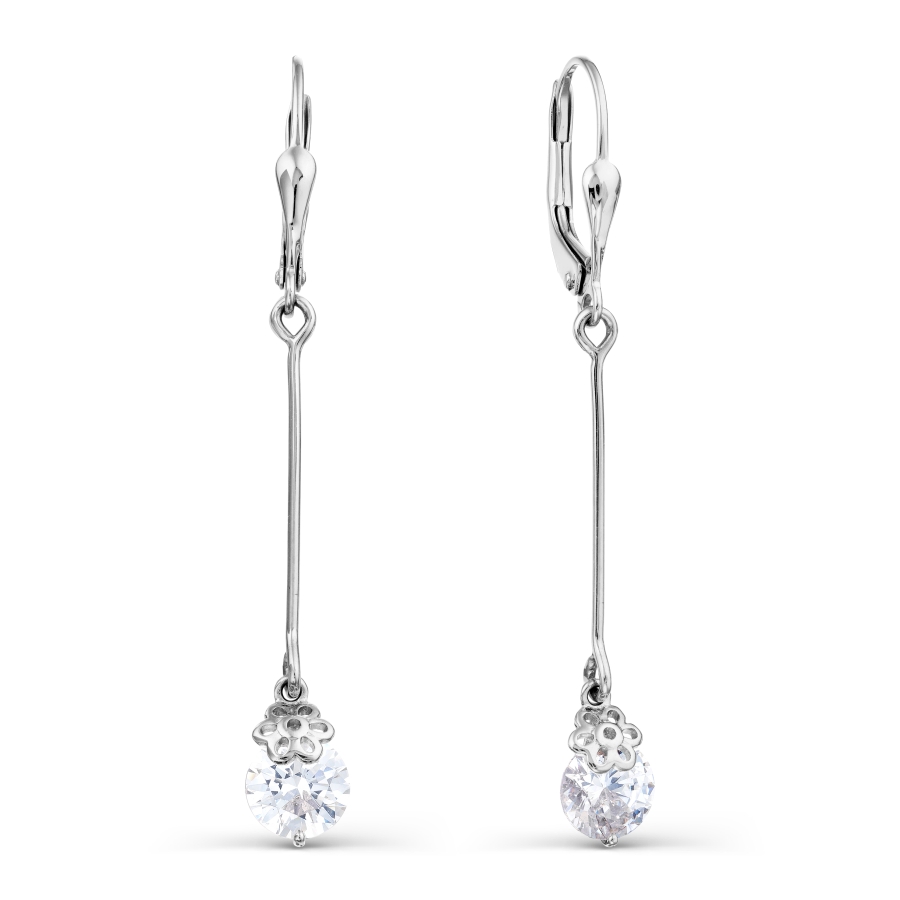 

Серьги с Swarovski Zirconia Линии Любви, Серьги Т302027542