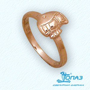 

Кольцо из красного золота Линии Любви, Кольцо Т10001925