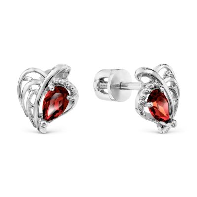

Серьги с гранатами Линии Любви, Серьги Т30102Б539