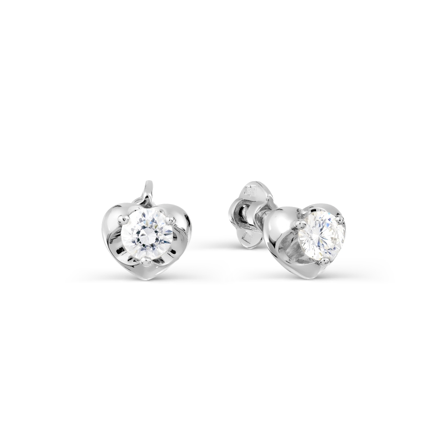 

Серьги с Swarovski Zirconia Линии Любви, Серьги Т302027735