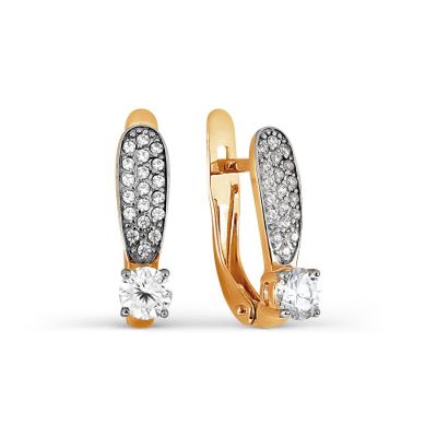 

Серьги с Swarovski Zirconia Линии Любви, Серьги Т147027130