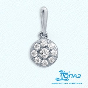 

Подвеска с фианитами Линии Любви, Подвески и кулоны Т302031619