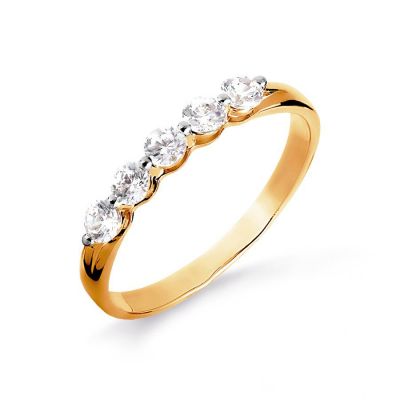 

Кольцо с Swarovski Zirconia Линии Любви, Кольцо Т142016140
