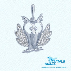 

Подвеска с фианитами Линии Любви, Подвески и кулоны Т302031583