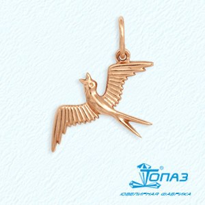 

Подвеска из красного золота Линии Любви, Подвески и кулоны Т100031591