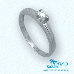 

Кольцо с бриллиантом Линии Любви, Кольцо Т301011079