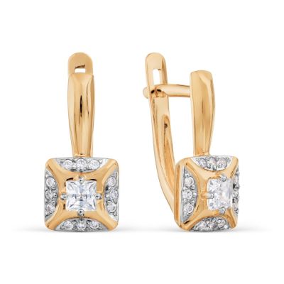 

Серьги с Swarovski Zirconia Линии Любви, Серьги Т147029812