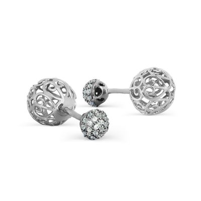 

Серьги с Swarovski Zirconia Линии Любви, Серьги Т332027483
