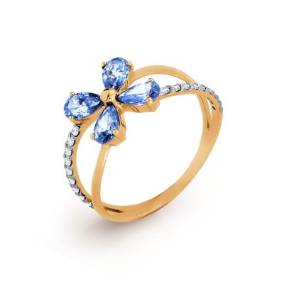 

Кольцо с Swarovski Zirconia Линии Любви, Кольцо Т147017356-02
