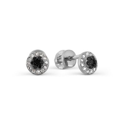 

Серьги с бриллиантами и Swarovski Zirconia Линии Любви, Серьги Т301027270-01