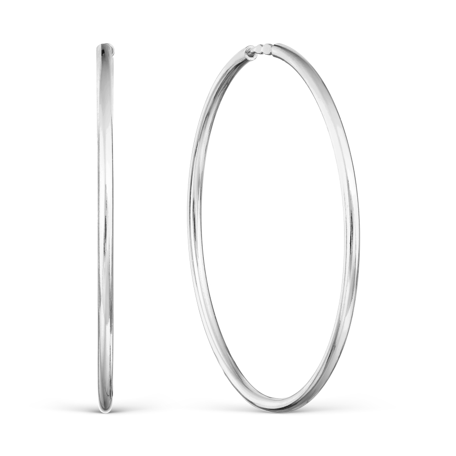 

Серьги конго из серебра Линии Любви, Серьги Т740021204