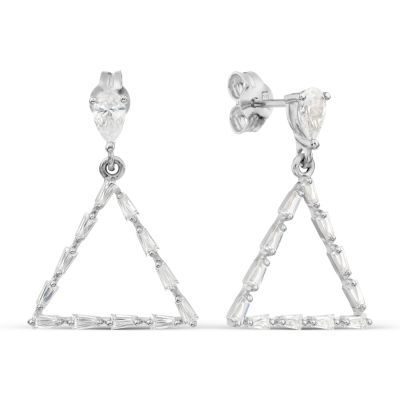 

Серьги с Swarovski Zirconia Линии Любви, Серьги Т302029289