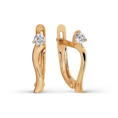 

Серьги с фианитами Линии Любви, Серьги Т107027402