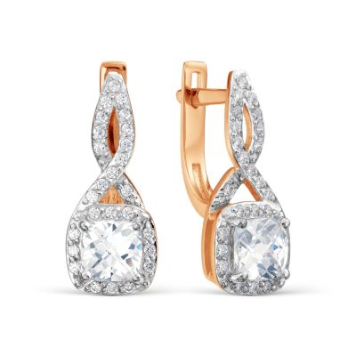 

Серьги с Swarovski Zirconia Линии Любви, Серьги Т147027936