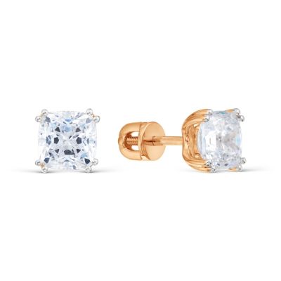 

Серьги с Swarovski Zirconia Линии Любви, Серьги Т14202Б098