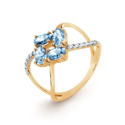 

Кольцо с Swarovski Zirconia Линии Любви, Кольцо Т147017358-01