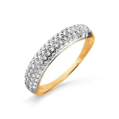 

Кольцо с Swarovski Zirconia Линии Любви, Кольцо Т247016141