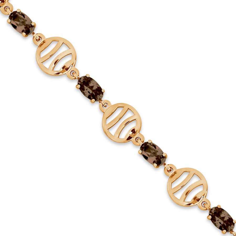 

Браслет с раухтопазами Линии Любви