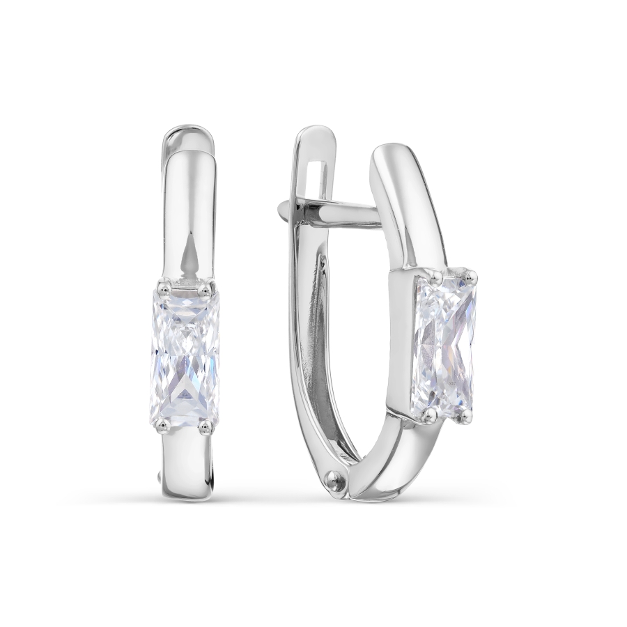 

Серьги с Swarovski Zirconia Линии Любви, Серьги Т302028568