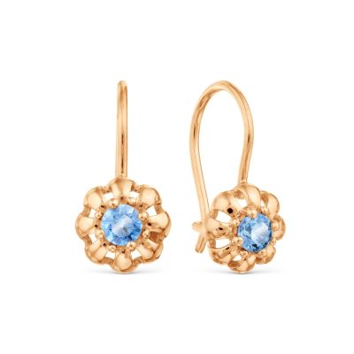 

Серьги с Swarovski Zirconia Линии Любви, Серьги Т10202Б230-01