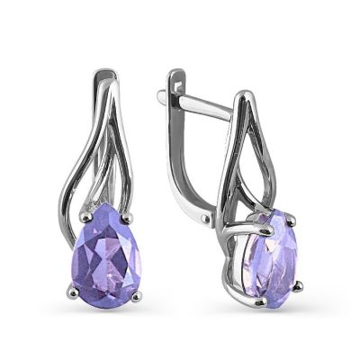 

Серьги с аметистами Линии Любви, Серьги Т301024567