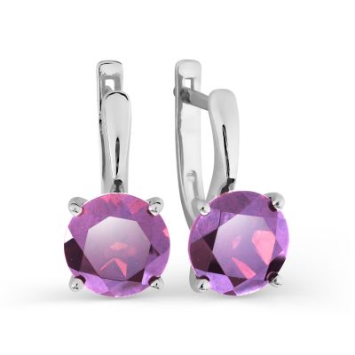

Серьги с аметистами Линии Любви, Серьги Т301026625-01