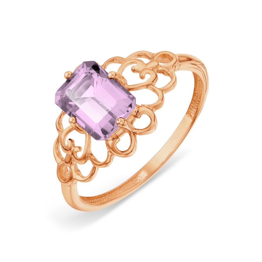 

Кольцо с аметистом Линии Любви