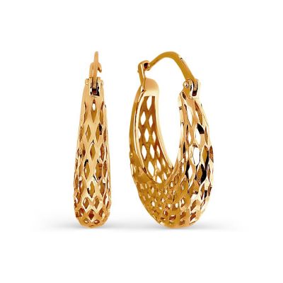 

Серьги из красного золота Линии Любви, Серьги Т100626220