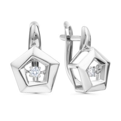 

Серьги с бриллиантами Линии Любви, Серьги Т30102Б575