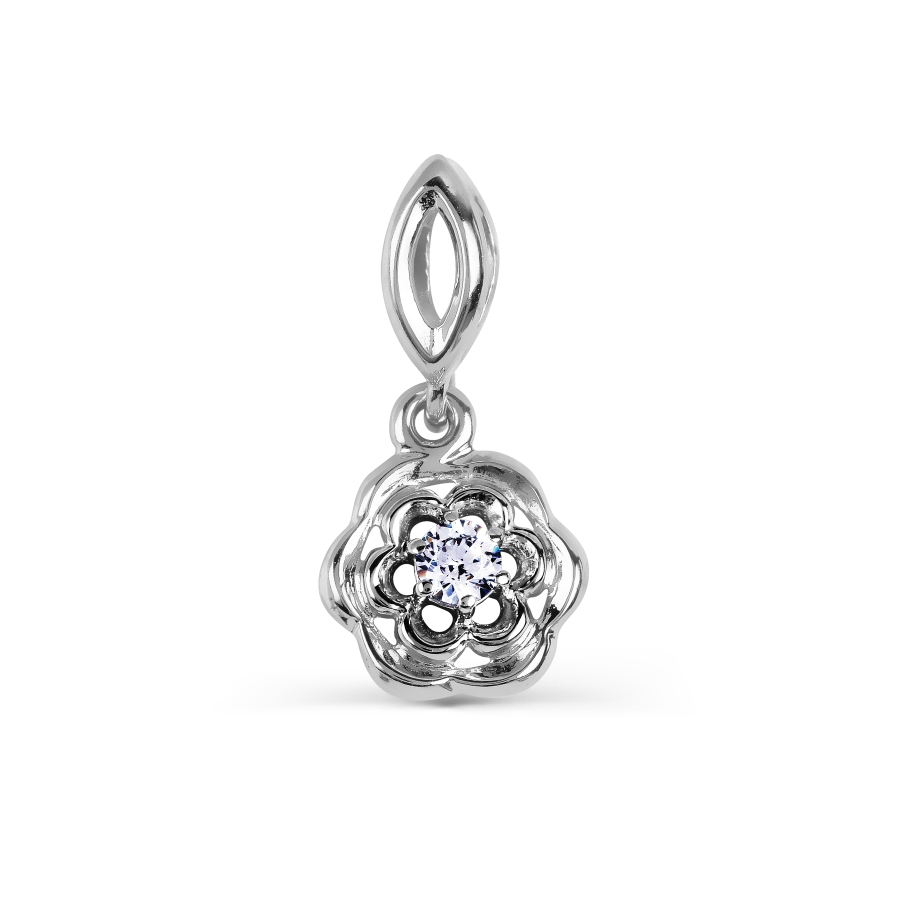 

Подвеска с Swarovski Zirconia Линии Любви, Подвески и кулоны Т307034426