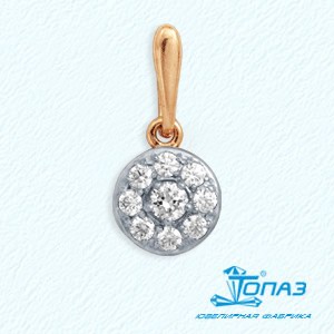 

Подвеска с фианитами Линии Любви, Подвески и кулоны Т142031619