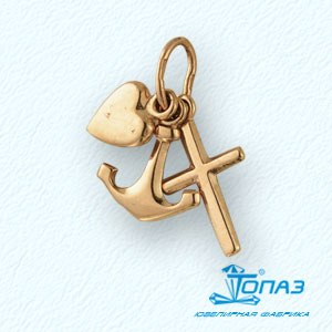 

Подвеска из красного золота Линии Любви, Подвески и кулоны Т10003649