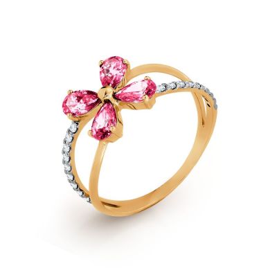 

Кольцо с Swarovski Zirconia Линии Любви, Кольцо Т147017356-03