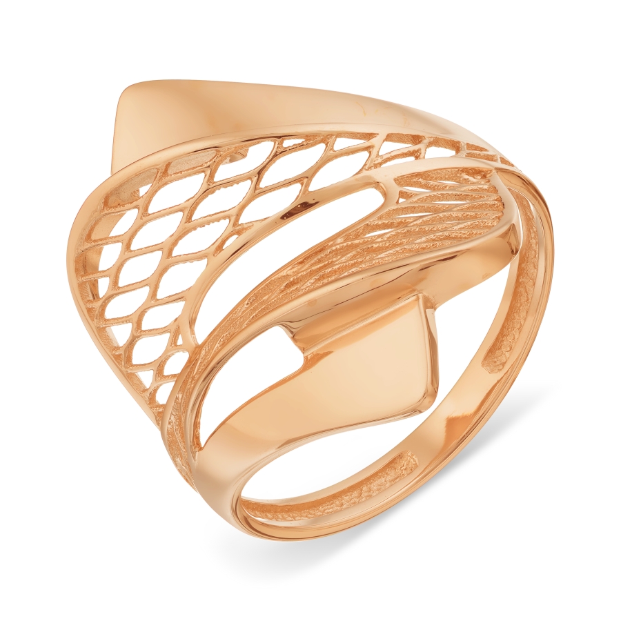 

Кольцо из красного золота Линии Любви