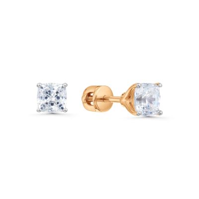 

Серьги с Swarovski Zirconia Линии Любви, Серьги Т14202Б092