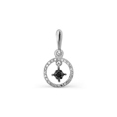 

Подвеска с бриллиантами и Swarovski Zirconia Линии Любви, Подвески и кулоны Т301034369-01