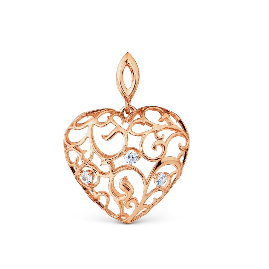 

Подвеска с фианитами Линии Любви