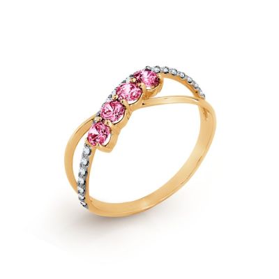 

Кольцо с Swarovski Zirconia Линии Любви, Кольцо Т147017360