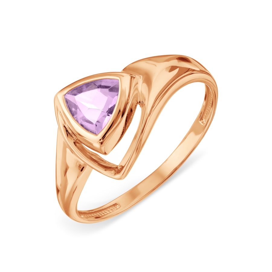 

Кольцо с аметистом Линии Любви, Кольцо Т101018646