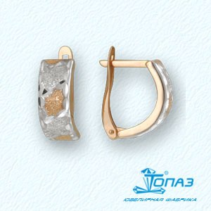 

Серьги из красного золота Линии Любви, Серьги Т140221030