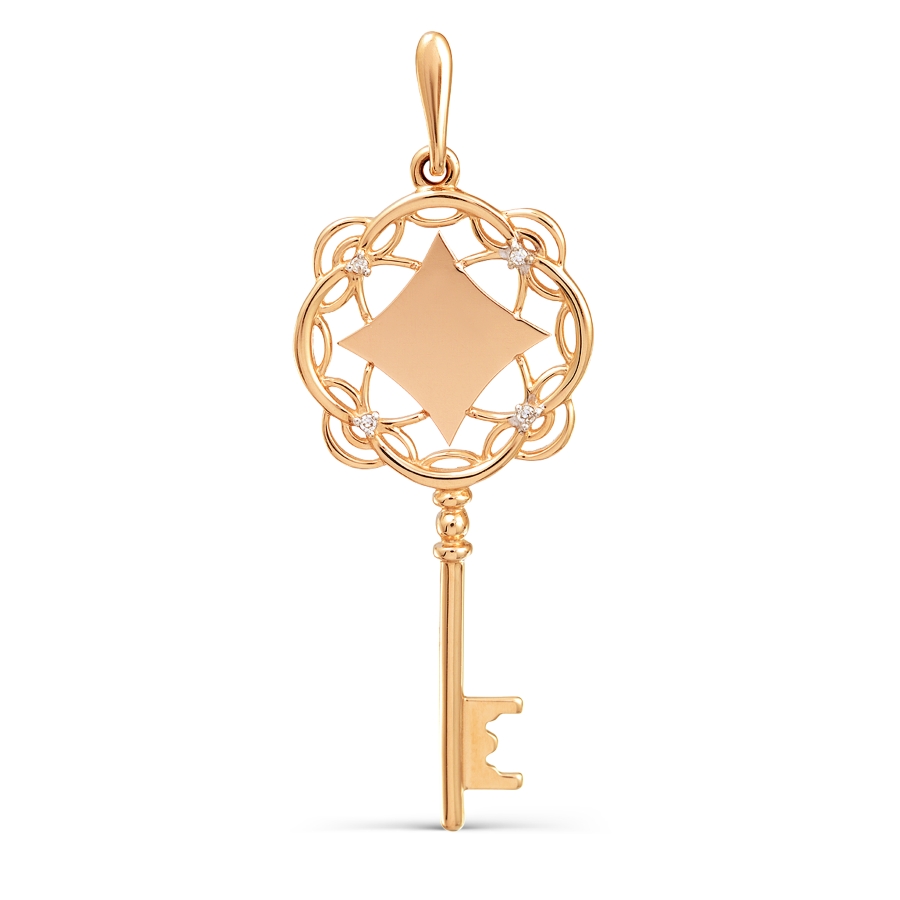 

Подвеска с бриллиантами Линии Любви, Подвески и кулоны Т111034554