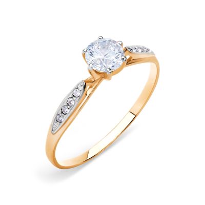 

Кольцо с Swarovski Zirconia Линии Любви, Кольцо Т142015551