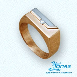 

Кольцо с бриллиантом Линии Любви, Кольцо Т13104612