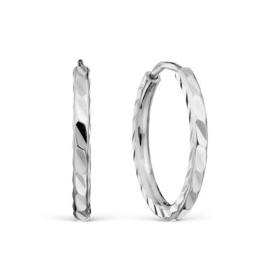 

Серьги конго из белого золота Линии Любви, Серьги Т300621250