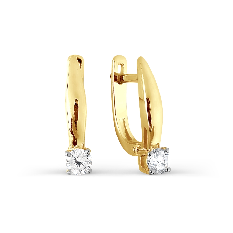 

Серьги с Swarovski Zirconia Линии Любви, Серьги Т942027128