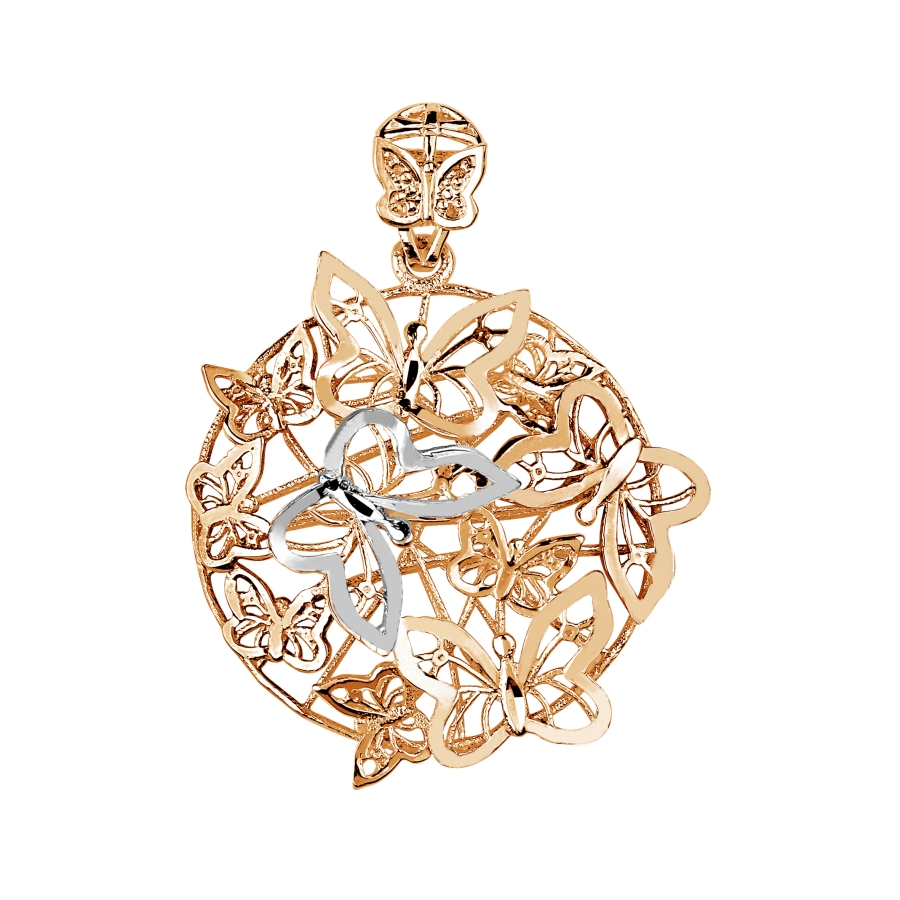 

Подвеска из красного золота Линии Любви, Подвески и кулоны Т140031368