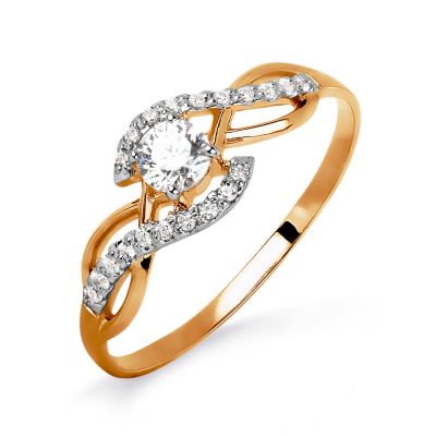 

Кольцо с Swarovski Zirconia Линии Любви, Кольцо Т142015600