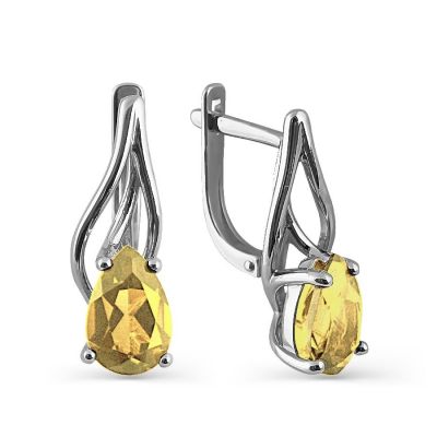 

Серьги с цитринами Линии Любви, Серьги Т301024567