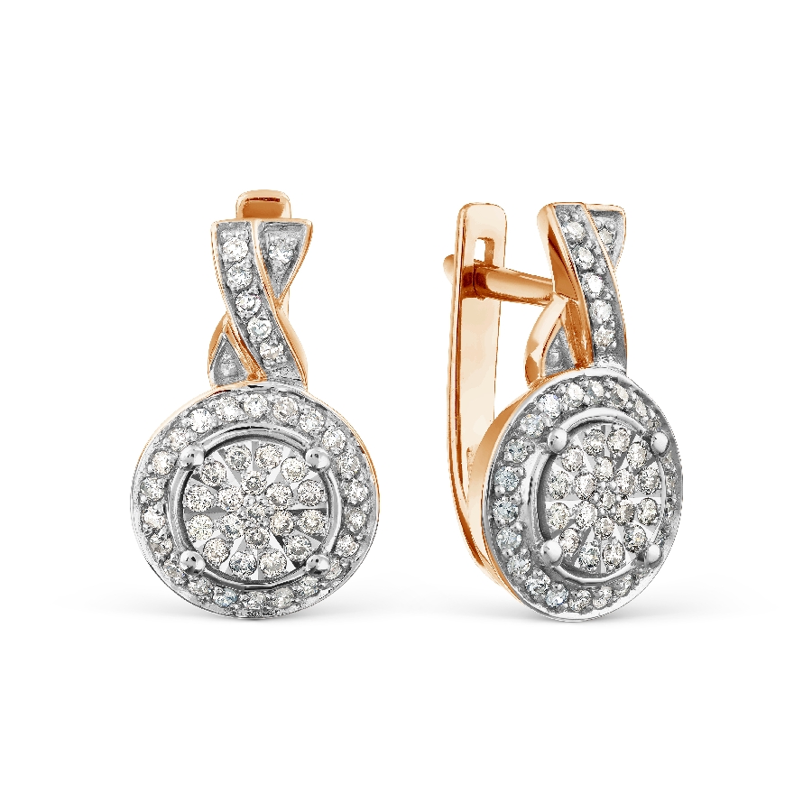 

Серьги с бриллиантами Линии Любви